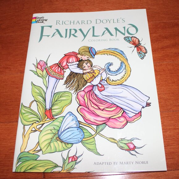 7x Dover Coloring Books Aztec Fairyland Unicorns Beowulf Shakespeare Jet Fighter - Picture 13 of 14